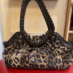 Christian Louboutin Printed Ponyhair Tote